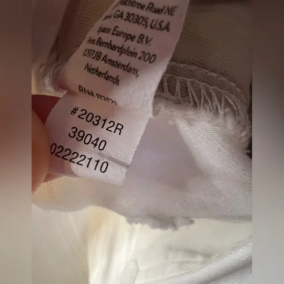 SPANX Stretch Twill Cropped Wide Leg Pant in Bright White Large - Picture 8 of 12